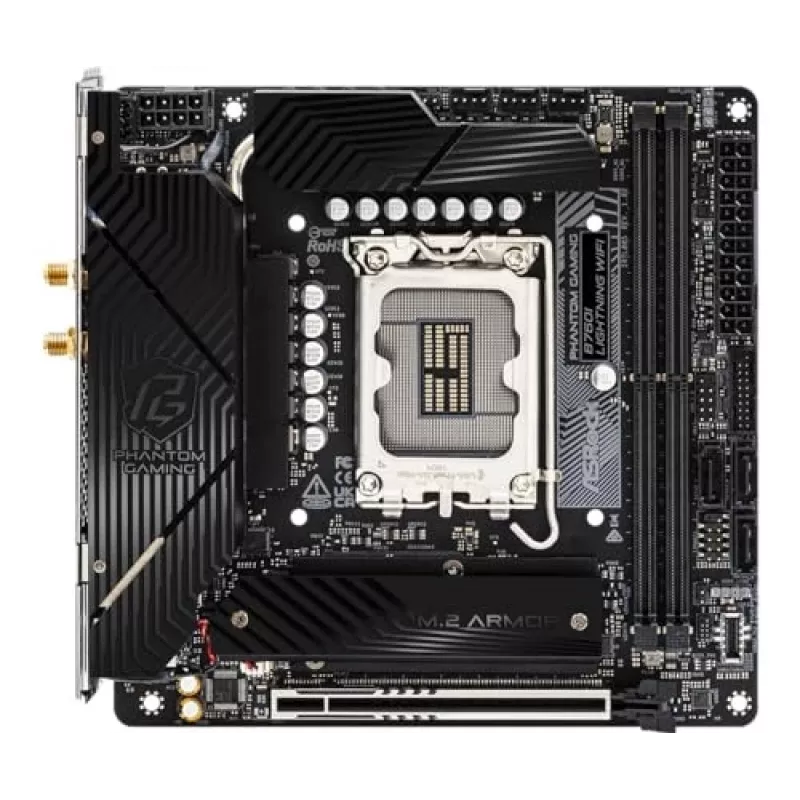 ASRock B760I Lightning WiFi DDR5 Mini-ITX pagrindinė plokštė LGA1700