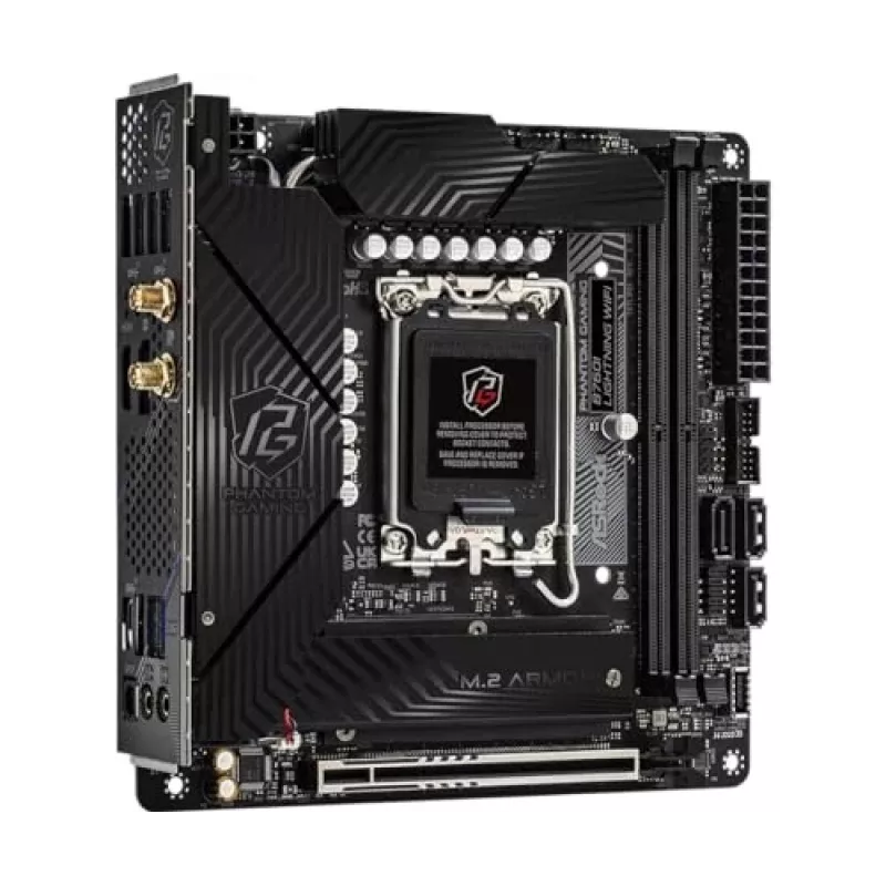 ASRock B760I Lightning WiFi DDR5 Mini-ITX pagrindinė plokštė LGA1700