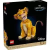 LEGO Disney Jaunasis Simba Liūtas Karalius Kolekcinis Gyvūno Figūrėlės Konstruktorius Suaugusiems, Namų ar Biuro Dekoro Nostalgiška Dovana