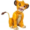 LEGO Disney Jaunasis Simba Liūtas Karalius Kolekcinis Gyvūno Figūrėlės Konstruktorius Suaugusiems, Namų ar Biuro Dekoro Nostalgiška Dovana