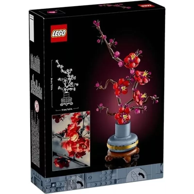 LEGO Icons Slyvų Žiedų Gėlių Dekoro Rinkinys 10369, Įvairių Spalvų