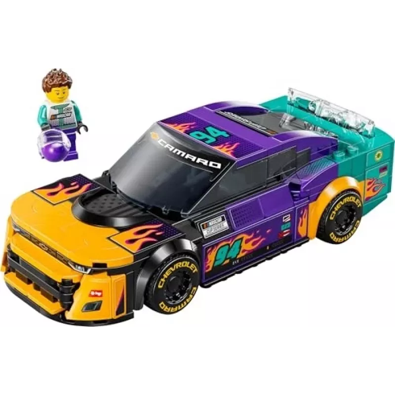 Konstruktorius LEGO Speed Champions 76935 NASCAR Next Gen Chevrolet Camaro ZL1, 328 dalių, 1 minifigūrėlė, nuo 9 metų