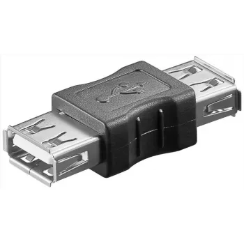 Microconnect USBAFAF adapteris USB A lizdas-lizdas juodas