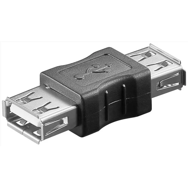 Microconnect USBAFAF adapteris USB A lizdas-lizdas juodas