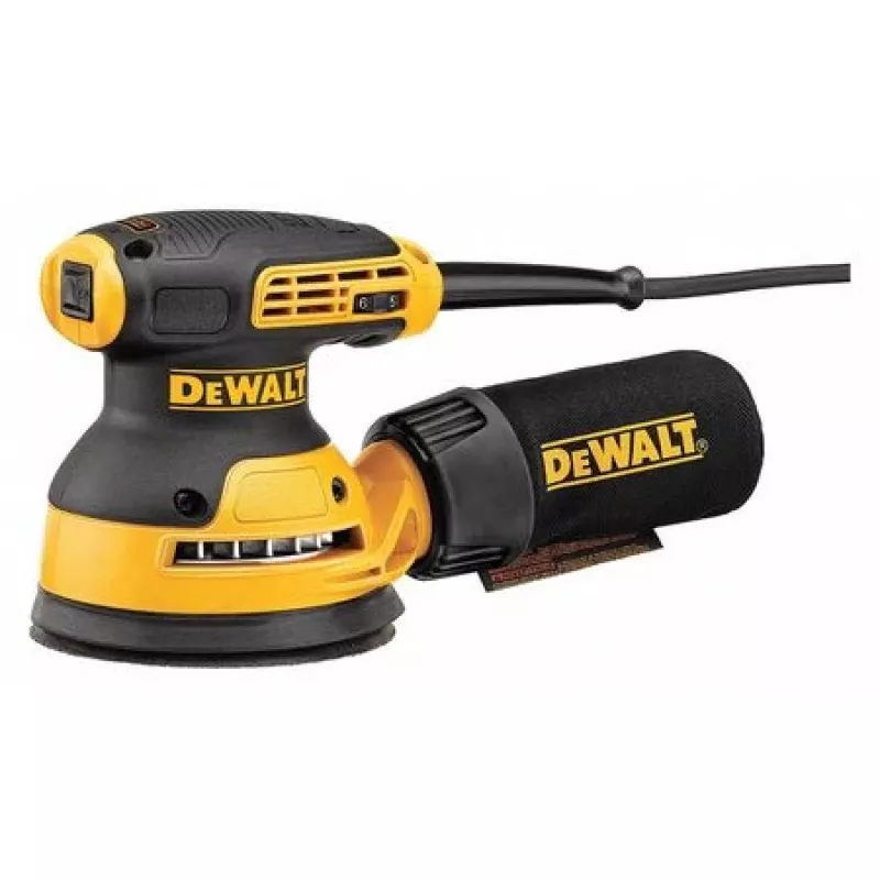 Orbitalinis šlifuoklis DeWalt DWE6423-QS, 280 W, 8000–12000 OPM, 2,6 mm orbita, 1,28 kg