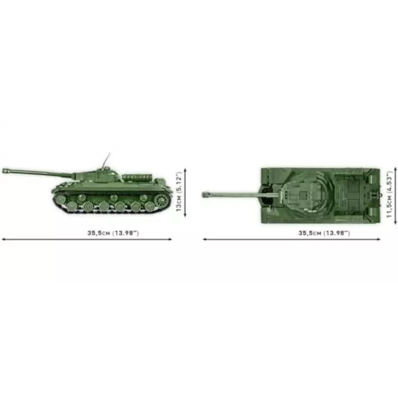 COBI Historical Collection II Pasaulinis Karas IS-3 Sovietų Sunkusis Tankas