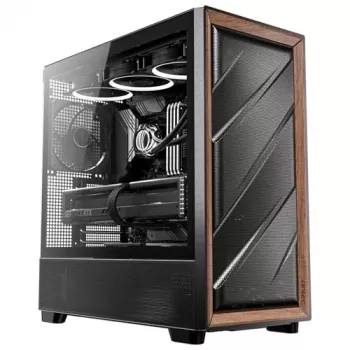 Antec 0-761345-10133-2 Kompiuterio korpusas MIDI bokštas Juoda Mediena