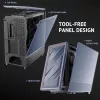 Antec 0-761345-10133-2 Kompiuterio korpusas MIDI bokštas Juoda Mediena