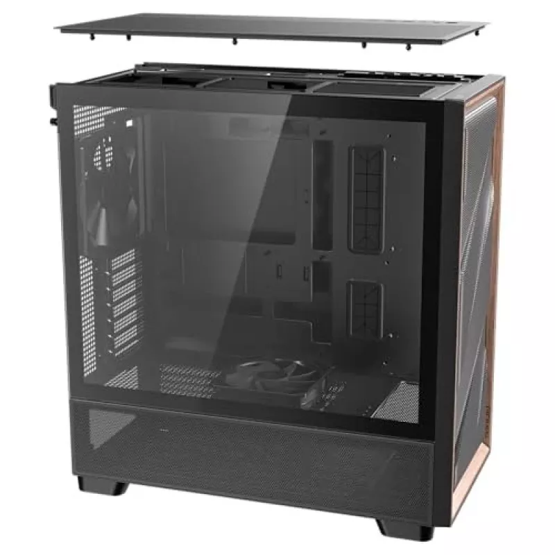 Antec 0-761345-10133-2 Kompiuterio korpusas MIDI bokštas Juoda Mediena