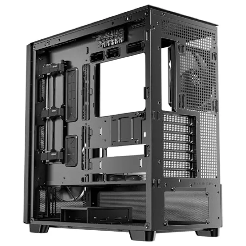 Antec 0-761345-10133-2 Kompiuterio korpusas MIDI bokštas Juoda Mediena