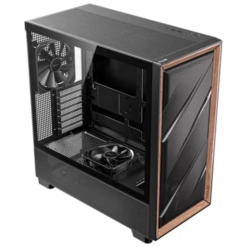 Antec 0-761345-10133-2 Kompiuterio korpusas MIDI bokštas Juoda Mediena