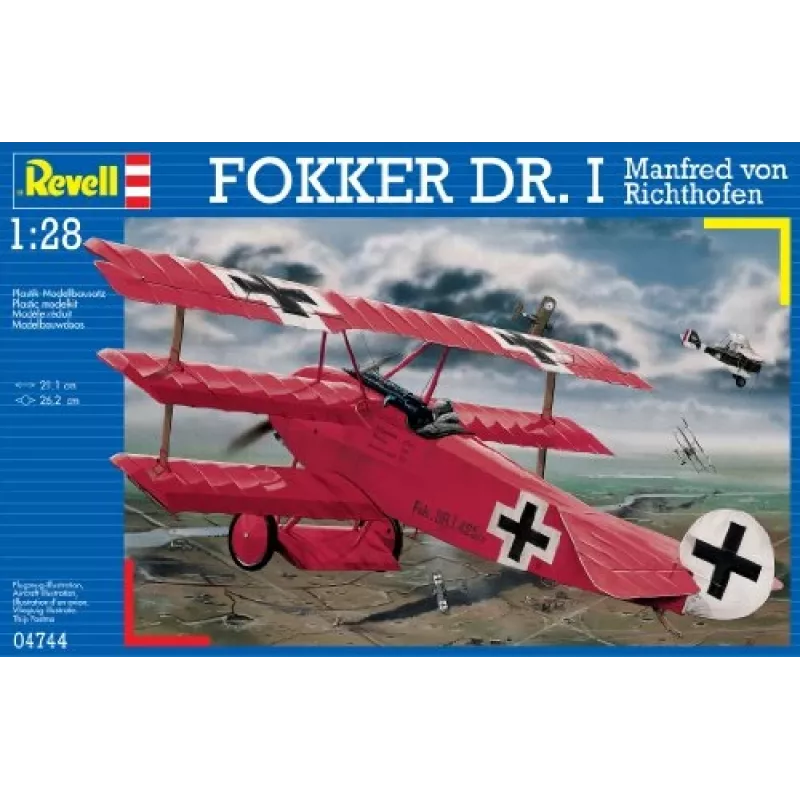 Revell 1:28 Fokker Dr.I Richthofen – Plastikinis modelis
