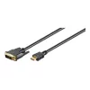 Goobay DVI-D/HDMI kabelis, auksuotas, 2 m, 51580