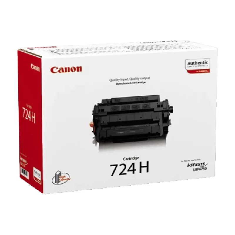 Canon CRG-724H original juodas kasečių toneris, 12500 puslapių