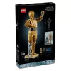 LEGO statoma figūra „Žvaigždžių karai“ C-3PO modelis 75398 — 1 138 dalių, 380 mm eksponavimo kolekcinis
