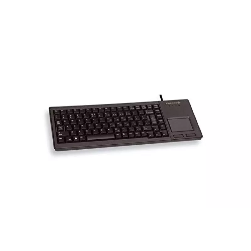 CHERRY XS Touchpad klaviatūra su jutikliniu kilimėliu, universali USB, QWERTY JAV anglų, juoda