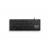 CHERRY XS Touchpad klaviatūra su jutikliniu kilimėliu, universali USB, QWERTY JAV anglų, juoda