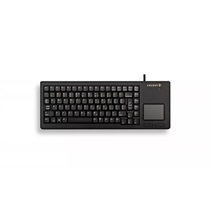 CHERRY XS Touchpad klaviatūra su jutikliniu kilimėliu, universali USB, QWERTY JAV anglų, juoda
