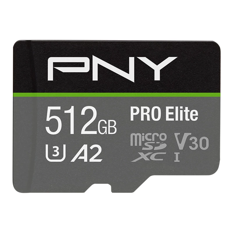 Flash atminties kortelė PNY 512GB microSDXC Class 10 P-SDUX512U3100PRO-GE