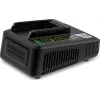 Kroviklis akumuliatoriams Karcher 2.445-032.0 — 18 V Li-Ion, vieno lizdo, 25×13,3×8,7 cm, 700 g