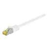 Wentronic GoobayCat.7 tinklo kabelis, S/FTP (PiMF), baltas, 0,5 m - LSZH halogenų neturintis, varinis, RJ45 kištukas (91090)