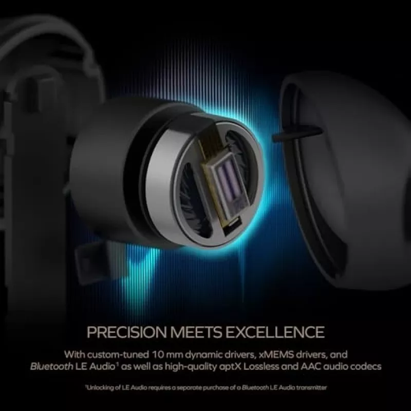 Creative Aurvana Ace 2 belaidės ausinės į ausis Bluetooth juodos