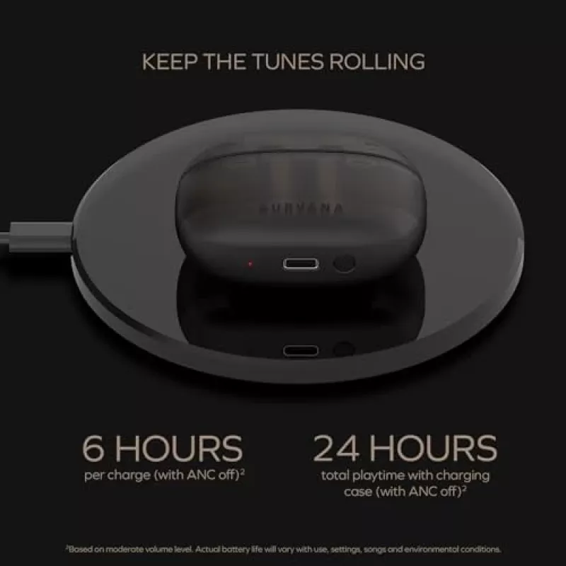 Creative Aurvana Ace 2 belaidės ausinės į ausis Bluetooth juodos