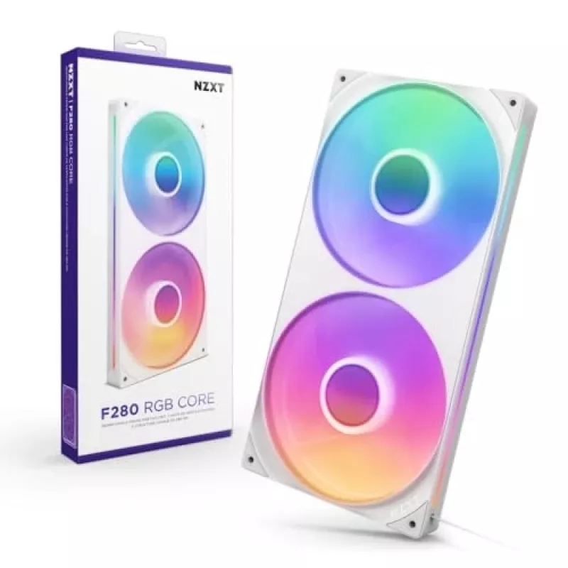 Ventiliatorius NZXT RF-U28HF-W1 140mm 2000 RPM 98.61 CFM Baltas