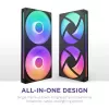 NZXT F280 RGB Core 140mm ARGB PWM 2 viename rėmelyje juoda