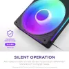 NZXT F280 RGB Core 140mm ARGB PWM 2 viename rėmelyje juoda