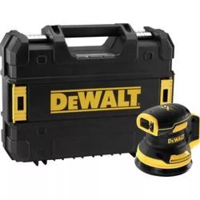 DeWALT DCW210NT-XJ nešiojamasis šlifuoklis Atsitiktinis orbitinis šlifuoklis 12000 RPM Juoda, Geltona