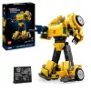 LEGO Icons Transformers Bumblebee veiksmo figūrėlės konstravimo rinkinys – kolekcinis robotų modelis suaugusiems, transformuojamas į transporto priemonę, dovana vyrams