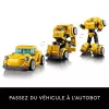 LEGO Icons Transformers Bumblebee veiksmo figūrėlės konstravimo rinkinys – kolekcinis robotų modelis suaugusiems, transformuojamas į transporto priemonę, dovana vyrams