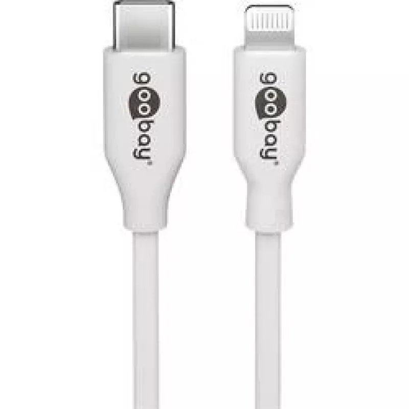 Goobay 39446 USB laidas USB 2.0 USB-C kištukas Apple Lightning kištukas 1m