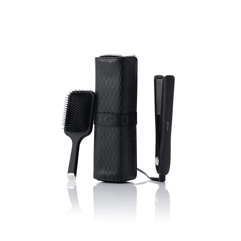 ghd Gold plaukų tiesintuvas ir šepetys dovanų rinkinys