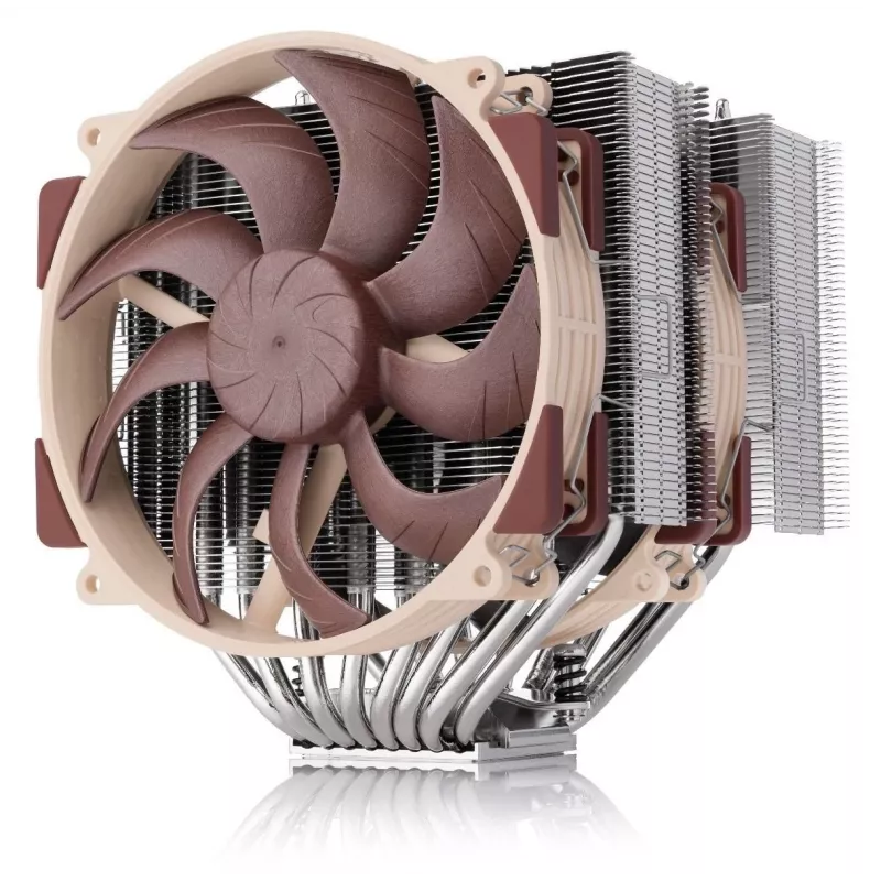 Oro aušintuvas Noctua NH-D15 G2 – dviejų 140 mm ventiliatorių procesoriaus aušintuvas, varinis, 12 V, 1500 RPM maks., tinka LGA 1150/1151/1155/1156/1200/1700 ir AM4/AM5