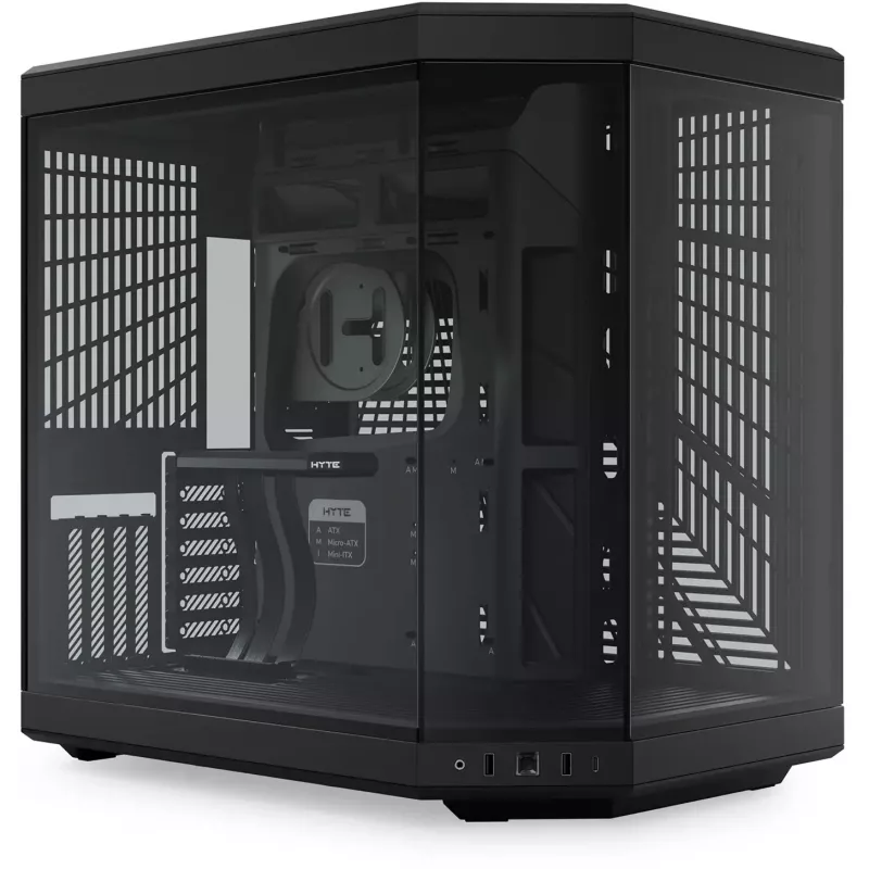 HYTE Y70 MIDI bokštas PC Juodas ATX EATX ITX Micro ATX 18 cm 42,2 cm