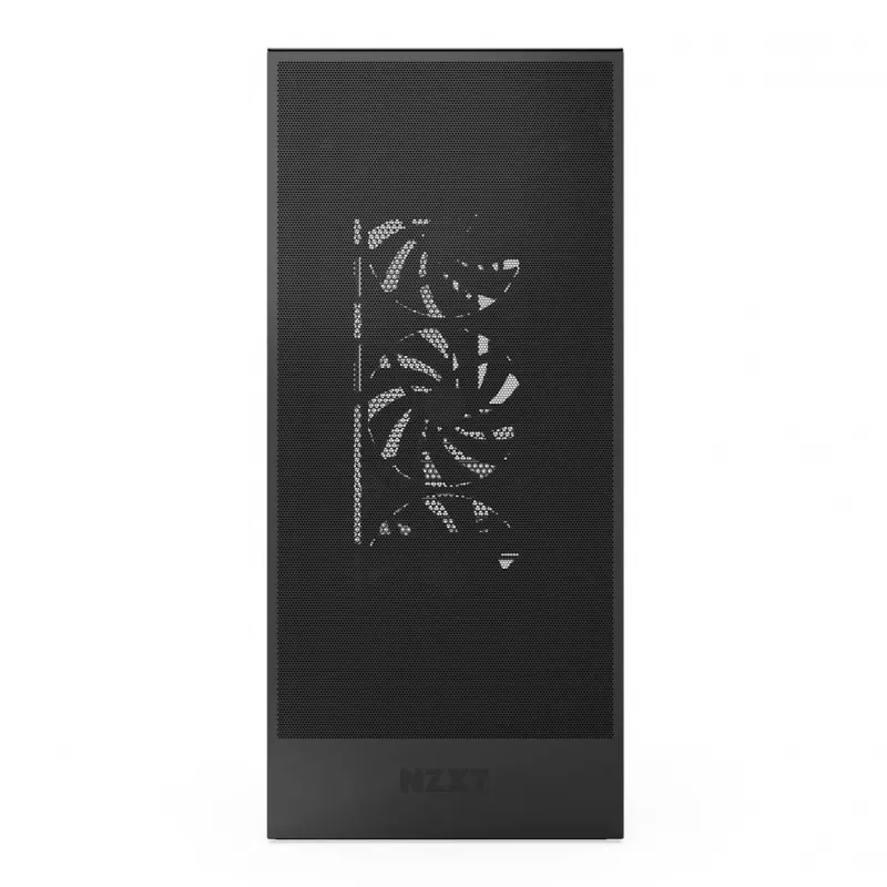 NZXT H7 Flow (2024) Mid-Tower korpusas – Visiškai juodas