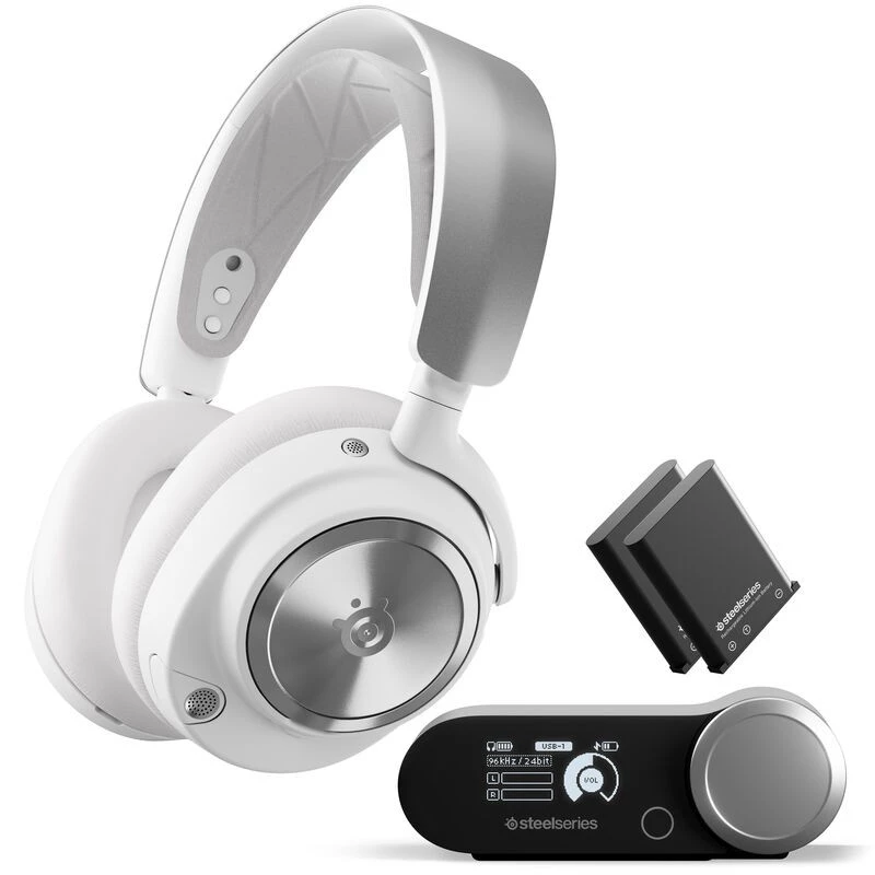 Steelseries Arctis Nova Pro belaidės ausinės PC ir PlayStation