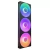 NZXT F360 RGB Core 360mm ARGB 3 viename juodas ventiliatorių rinkinys