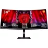 Xiaomi G34WQi 34 colių WQHD 21:9 180 Hz 1 ms monitorius, juodas