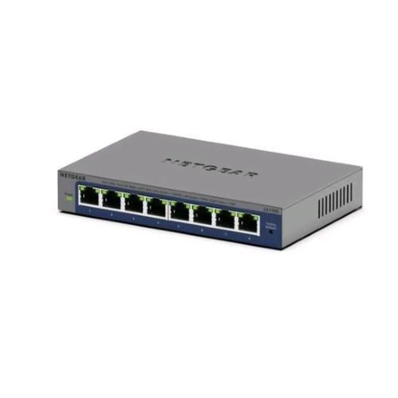 NETGEAR GS108Ev4 8 prievadų Gigabit Plus jungiklis