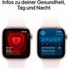 APPLE Watch Series 10 GPS 42mm rožinio aukso aliuminio korpusas su šviesiai rožiniu sportiniu dirželiu - S/M
