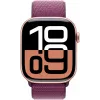 APPLE Watch Series 10 GPS 46mm Rožinio aukso aliuminio korpusas su slyvų sportine kilpa