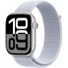APPLE Watch Series 10 GPS 46mm sidabrinis aliuminio korpusas su Blue Cloud sportine kilpa
