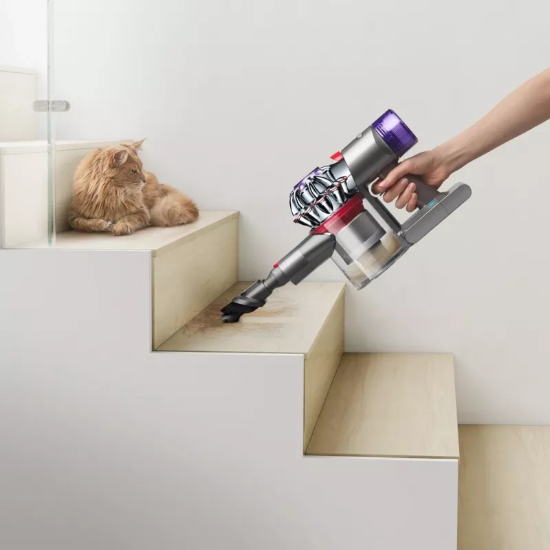 Dyson V8 Advanced 2-in-1 belaidis šluotinis dulkių siurblys, sidabrinis/nikelio spalvos