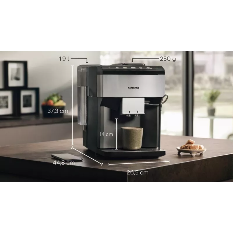 Siemens EQ.500 TP516DX3 pilnai automatinis espresso aparatas 1.9 L