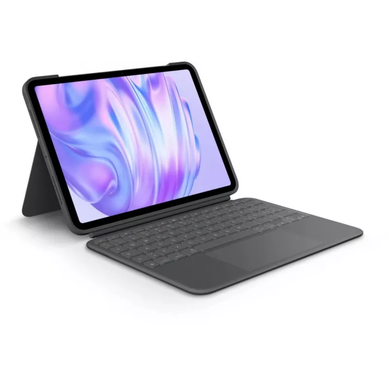 Klaviatūrinis dėklas Logitech Combo Touch QWERTZ vokiškas išdėstymas Smart Connector grafitas