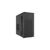 Kompiuterio korpusas NATEC Helix Mini Tower juodas – microATX/Mini-ITX, 3x3,5 col. + 5x2,5 col., 33 cm GPU, USB-C/USB-A prievadai