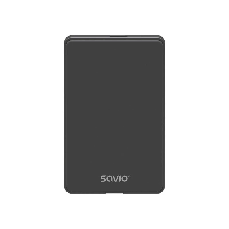 Išorinis HDD/SSD dėklas SAVIO AK-65 Juodas 2,5 colio SATA USB 3.0 5 Gbit/s Micro-USB